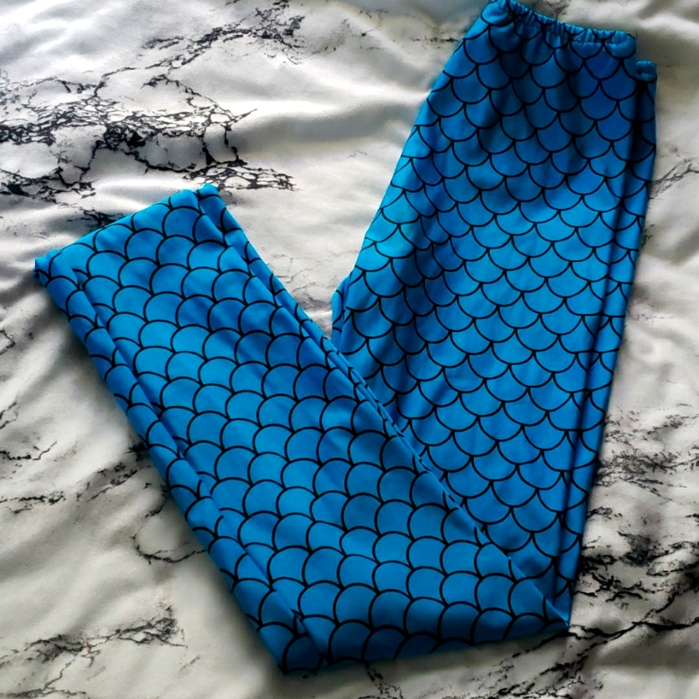Mermaid Print Leggings
